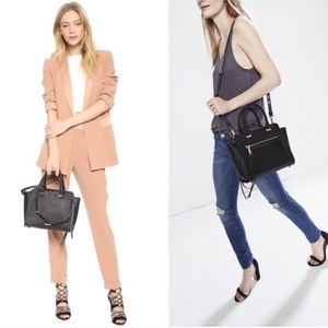 [REBECCA MINKOFF] Black Leather Tote